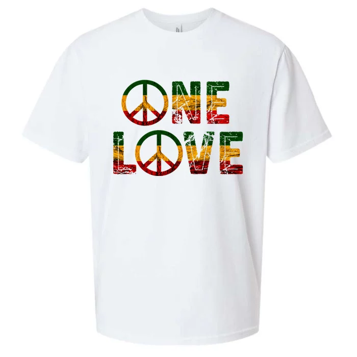 One Pride Love Rastafarian Hippie Jamaica Roots Rasta Reggae Sueded Cloud Jersey T-Shirt