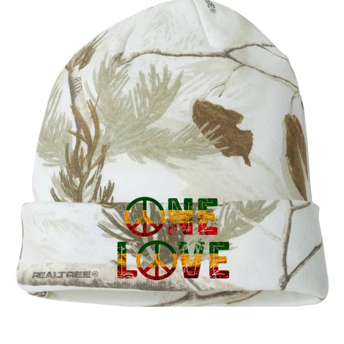 One Pride Love Rastafarian Hippie Jamaica Roots Rasta Reggae Kati - 12in Camo Beanie