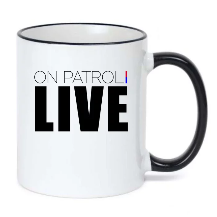 On Patrol Live Cop Black Color Changing Mug