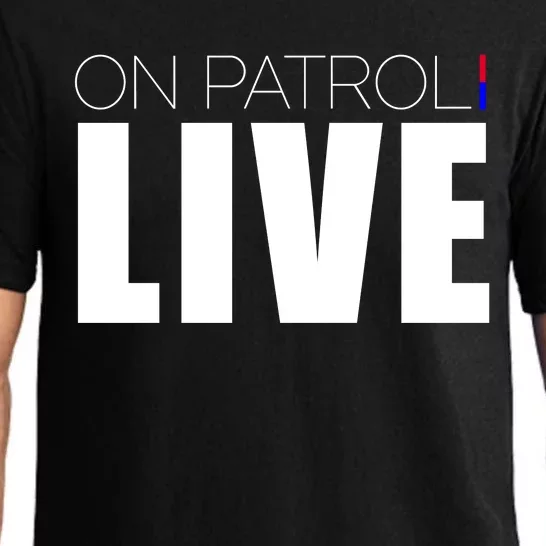 On Patrol Live Cop Pajama Set