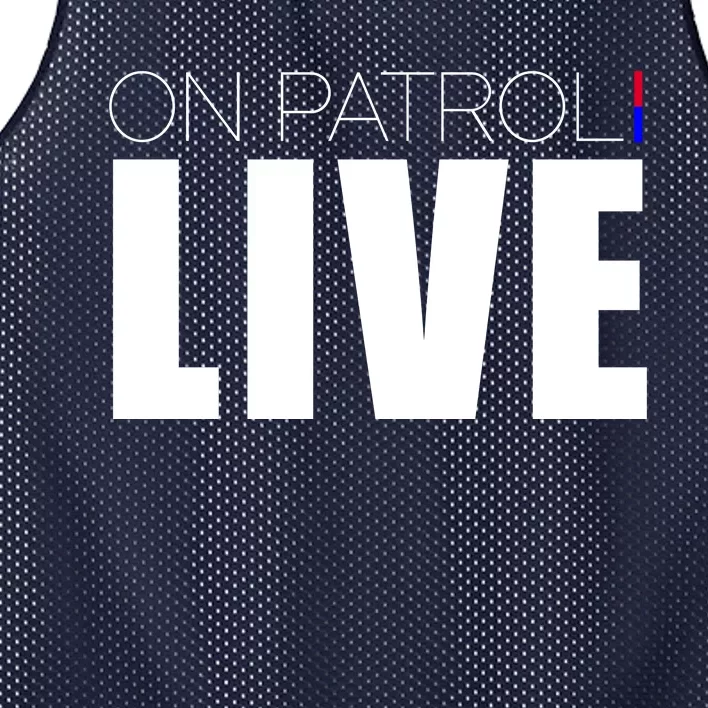 On Patrol Live Cop Mesh Reversible Basketball Jersey Tank