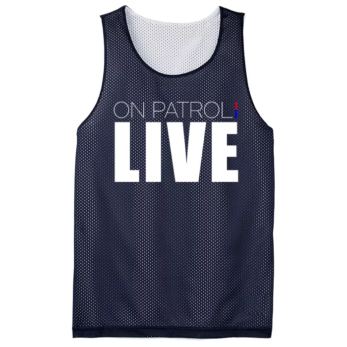 On Patrol Live Cop Mesh Reversible Basketball Jersey Tank