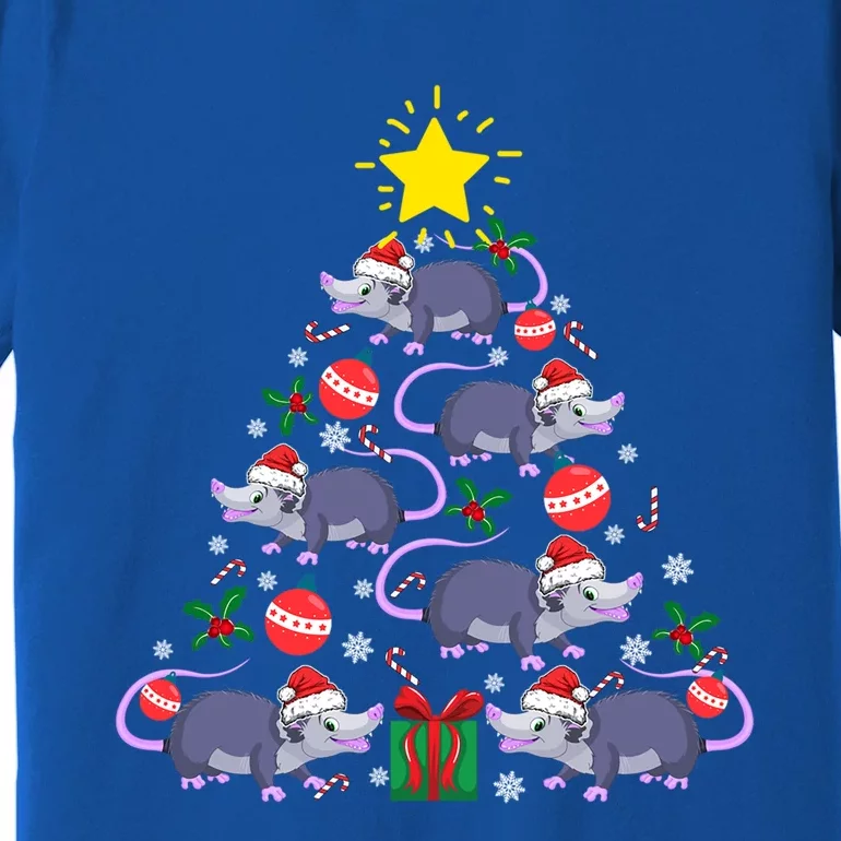 Opossum Possum Lover Christmas Tree Costume Xmas Gift Premium T-Shirt