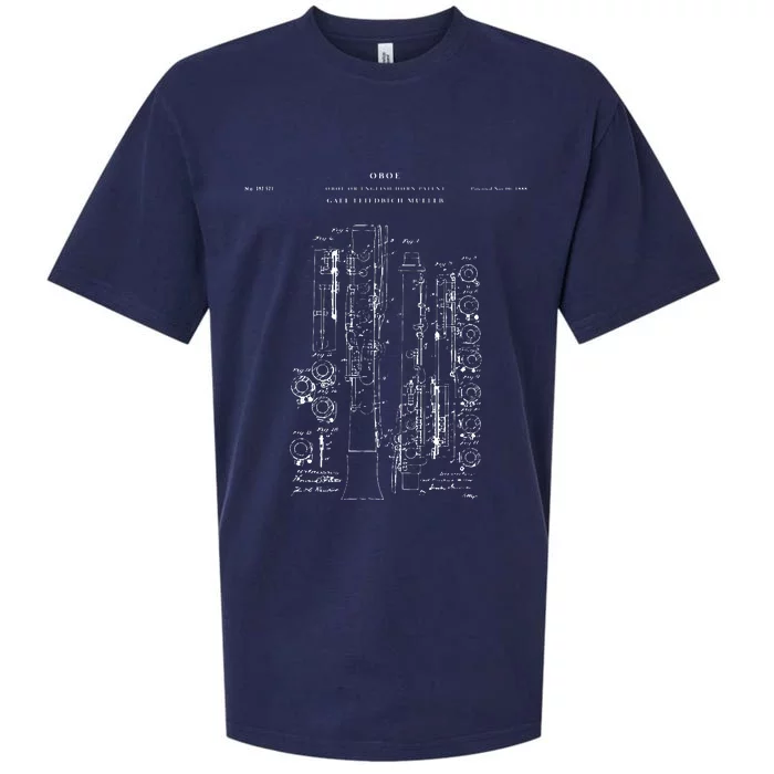 Oboe Patent Music Sueded Cloud Jersey T-Shirt