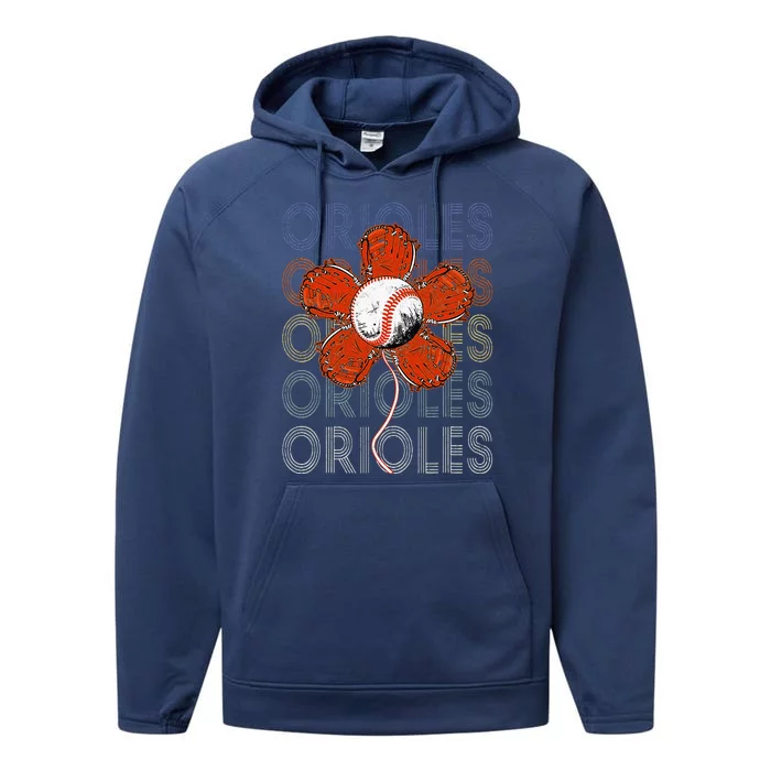 Orioles Proud Name Lovers Performance Fleece Hoodie