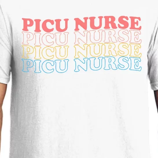 OdG4 PICU Nurse Retro Pediatric Intensive Care Unit Nurse Pajama Set