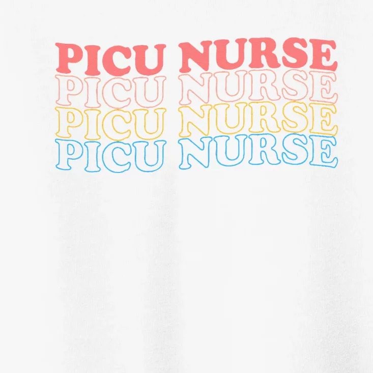 OdG4 PICU Nurse Retro Pediatric Intensive Care Unit Nurse Toddler T-Shirt