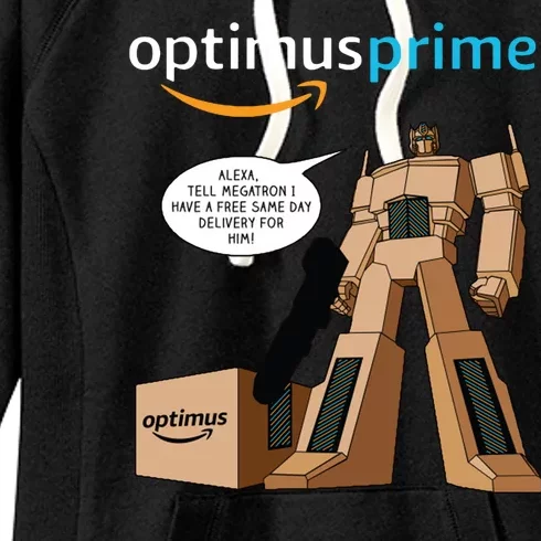 Optimus Prime Women's Fleece Hoodie