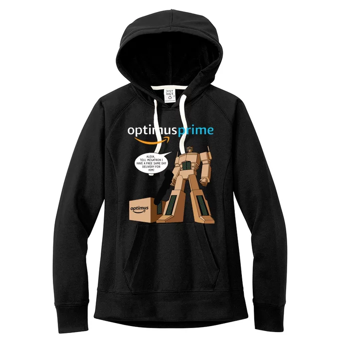 Optimus Prime Women's Fleece Hoodie