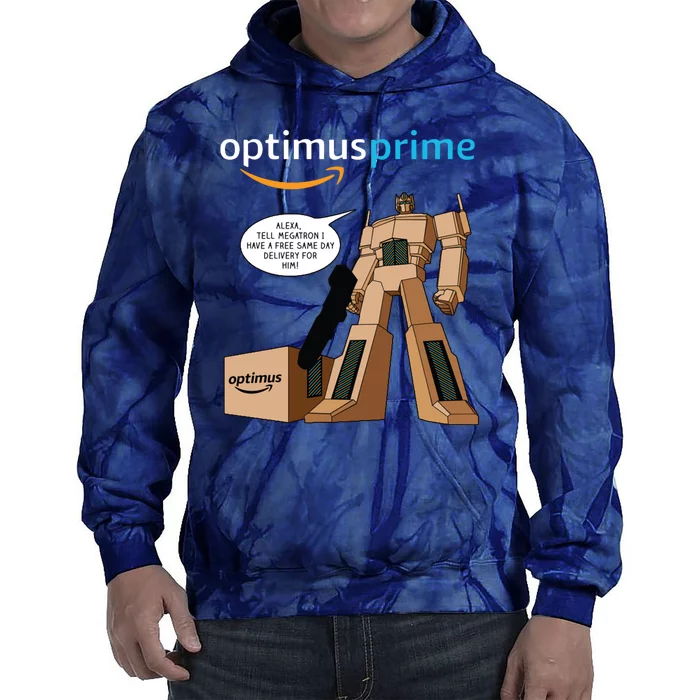 Optimus Prime Tie Dye Hoodie