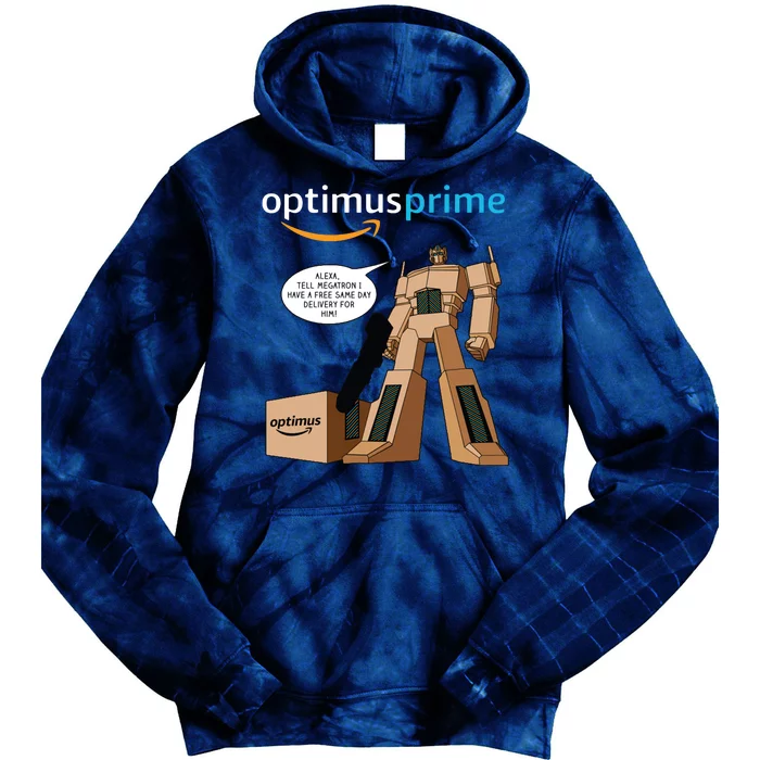 Optimus Prime Tie Dye Hoodie