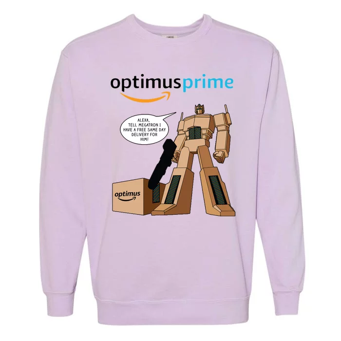 Optimus Prime Garment-Dyed Sweatshirt