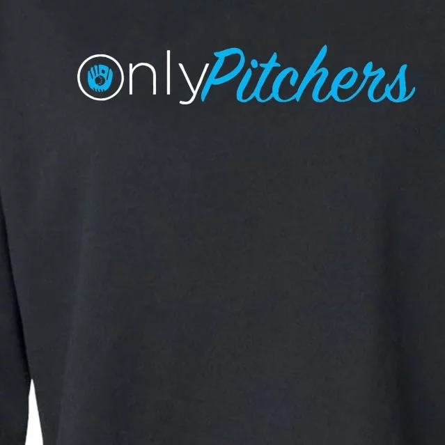 Only Pitchers Cropped Pullover Crew