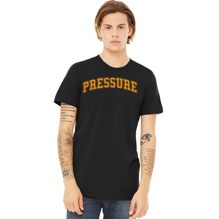 Orange Pressure Orange Color Premium T-Shirt