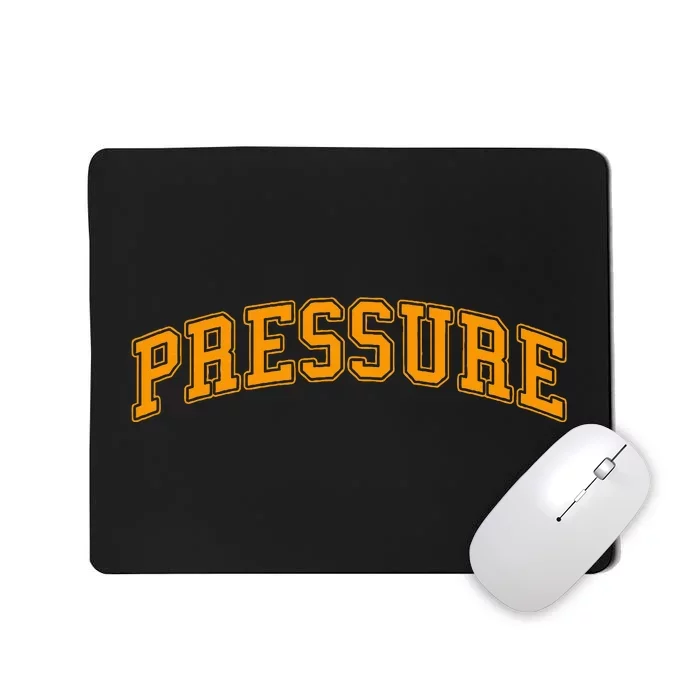 Orange Pressure Orange Color Graphic Mousepad