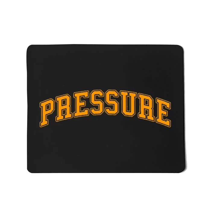 Orange Pressure Orange Color Graphic Mousepad