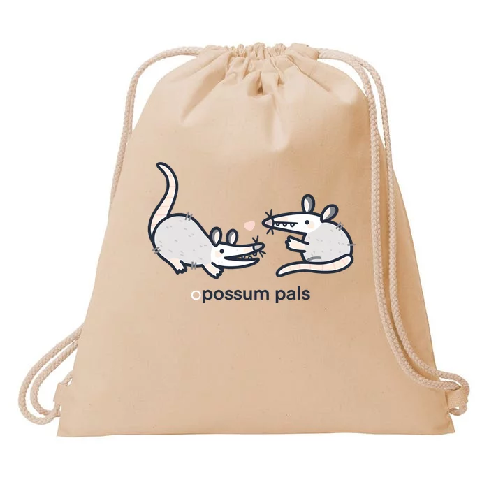 Opossum Pals Drawstring Bag