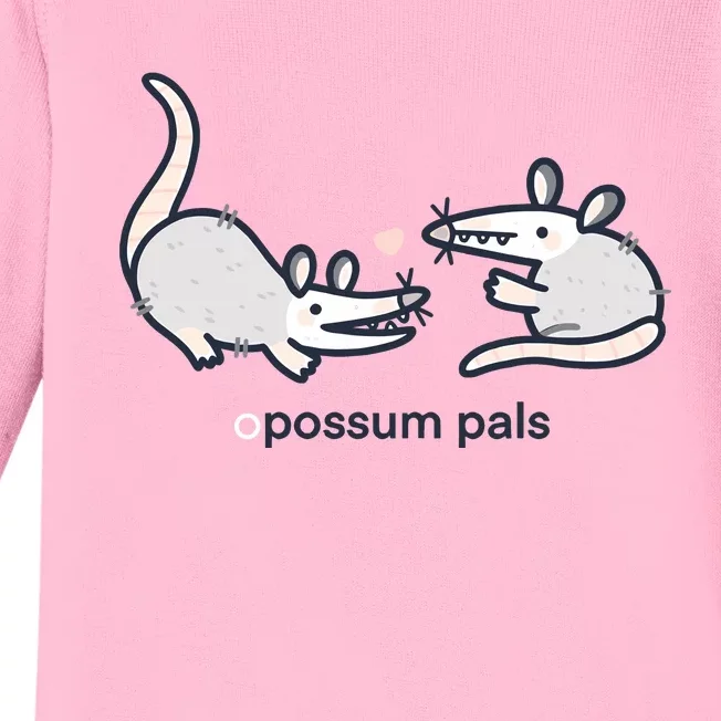 Opossum Pals Baby Long Sleeve Bodysuit