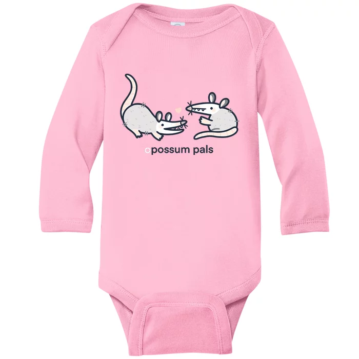 Opossum Pals Baby Long Sleeve Bodysuit