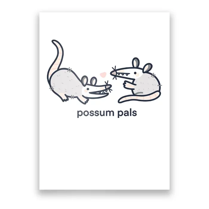 Opossum Pals Poster