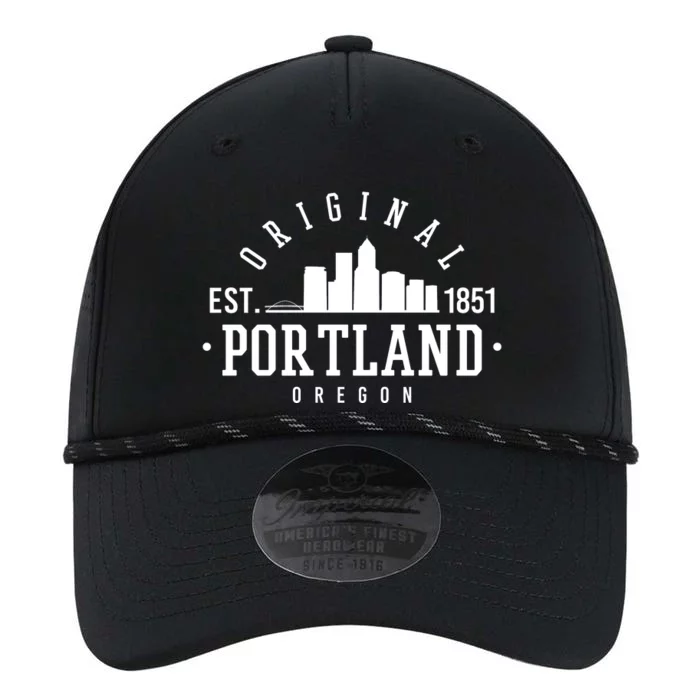 Original Portland Oregon Est 1851 Skyline Performance The Dyno Cap