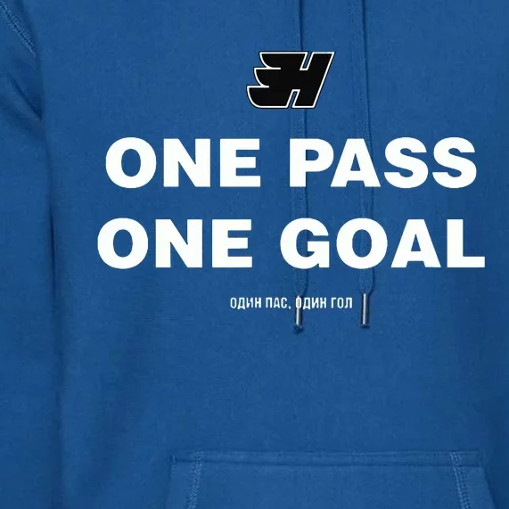 One Pass One Goal Premium Hoodie