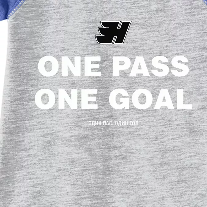 One Pass One Goal Infant Baby Jersey Bodysuit