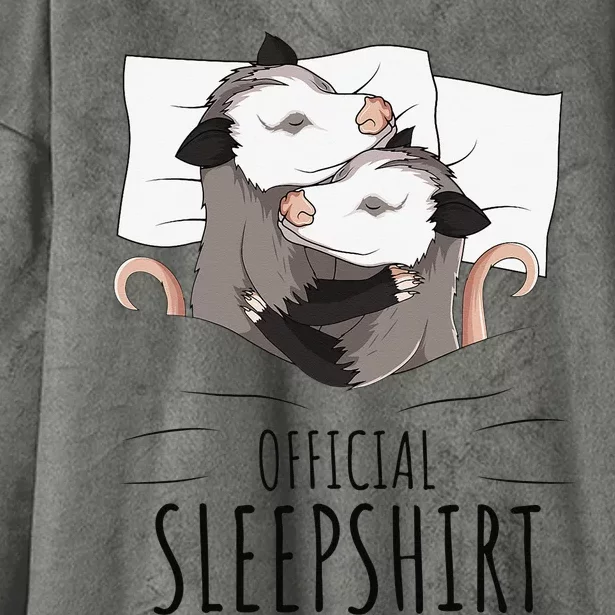 Opossum Possum Official Sleep Hooded Wearable Blanket