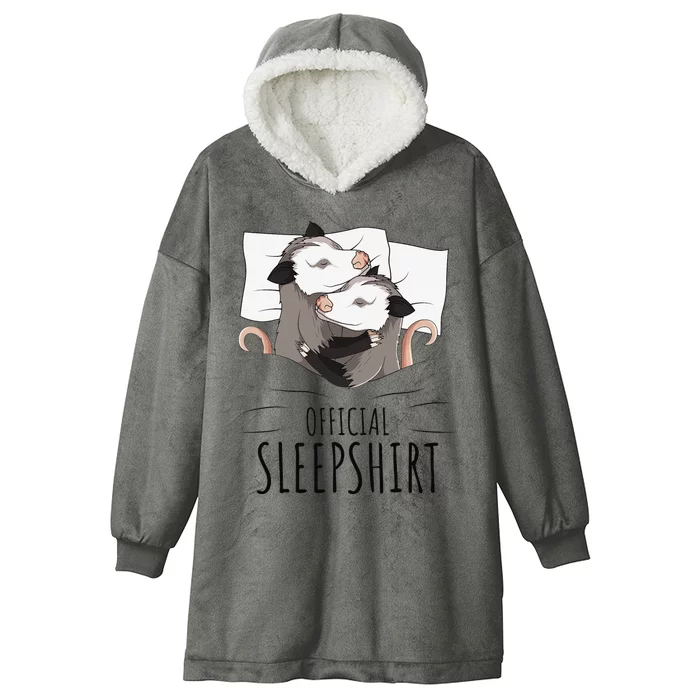 Opossum Possum Official Sleep Hooded Wearable Blanket