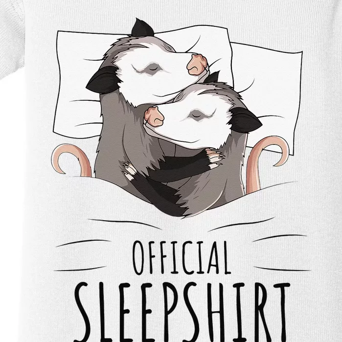 Opossum Possum Official Sleep Baby Bodysuit