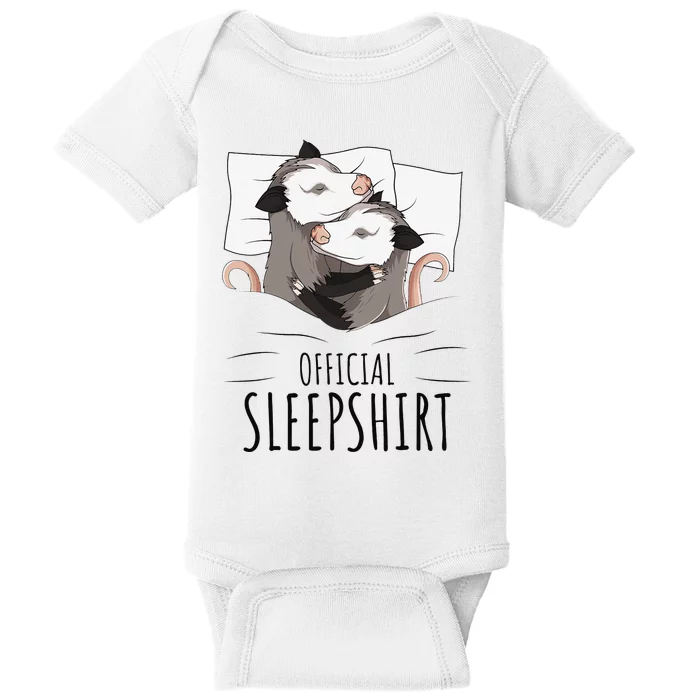 Opossum Possum Official Sleep Baby Bodysuit