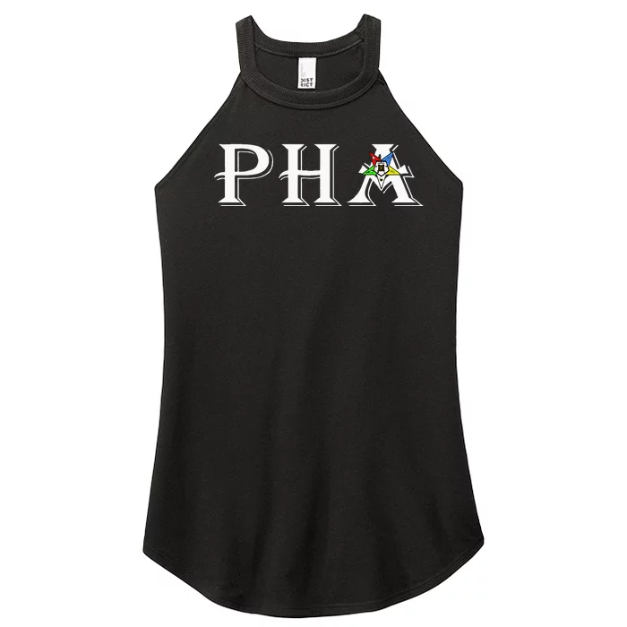 OES PHA Prince Hall Order The Eastern Star Thanksgiving Gift Women’s Perfect Tri Rocker Tank