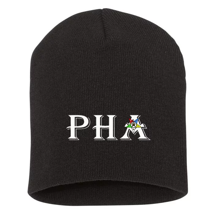 OES PHA Prince Hall Order The Eastern Star Thanksgiving Gift Short Acrylic Beanie