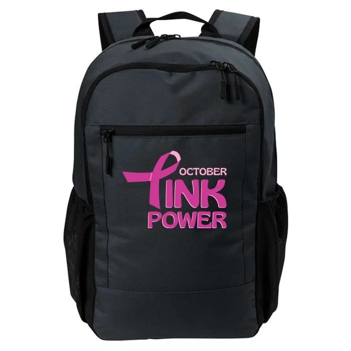 October Pink Power Breast Cancer Daily Commute Backpack