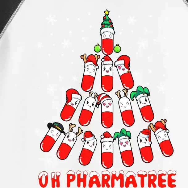 Oh Pharmatree Pills Christmas Tree Lights Pharmacy Crew Team Meaningful Gift Toddler Fine Jersey T-Shirt