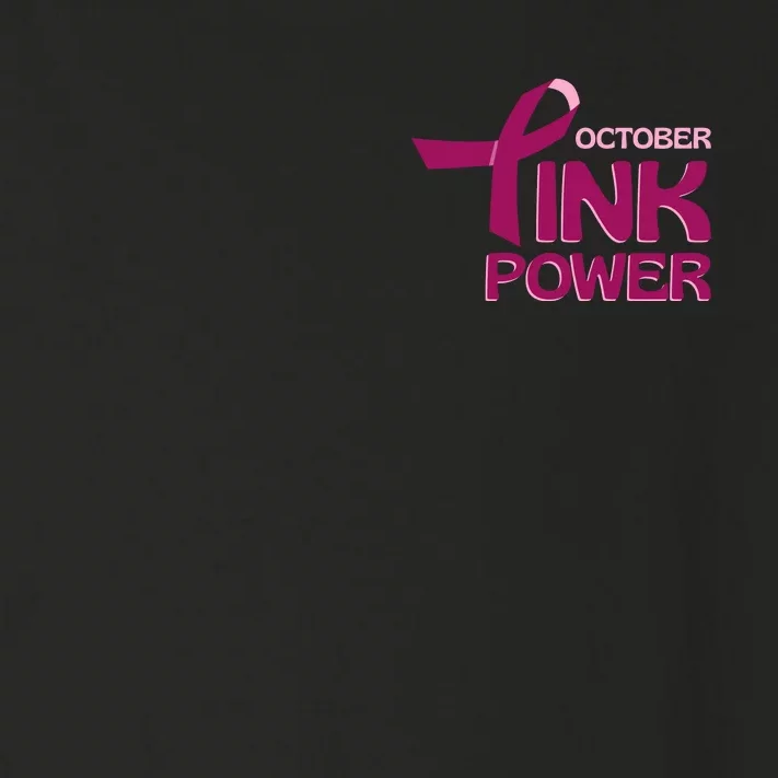 October Pink Power Toddler Long Sleeve Shirt