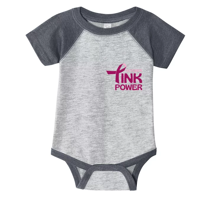 October Pink Power Infant Baby Jersey Bodysuit