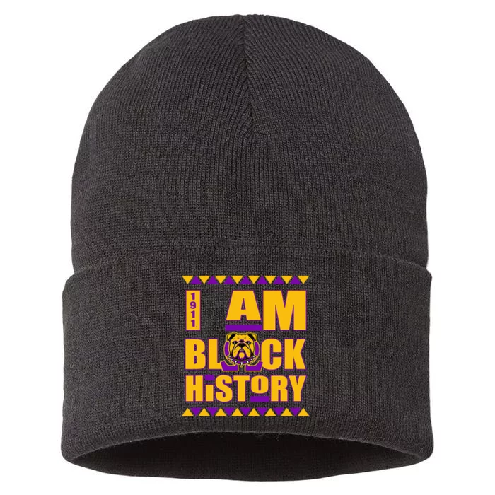 Omega Psi Phi Fraternity Paraphernalia I Am Black History Sustainable Knit Beanie