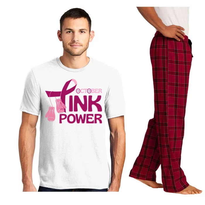 October Pink Power Breast Cancer Pajama Set