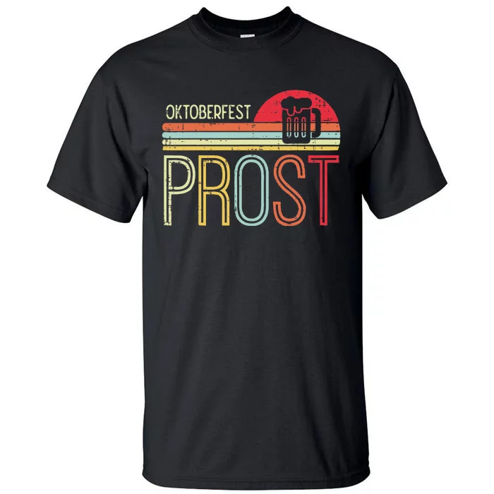 Oktoberfest Prost Retro German Bavarian Festival Tall T-Shirt