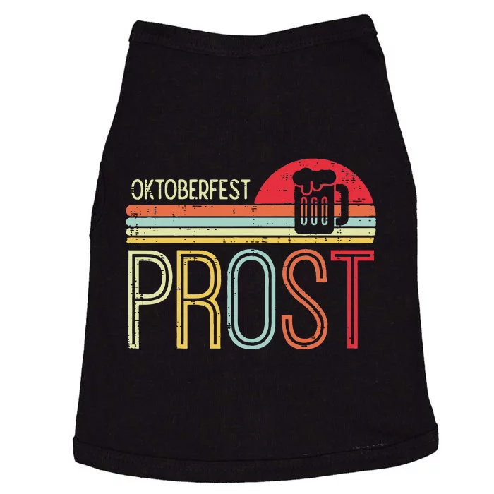 Oktoberfest Prost Retro German Bavarian Festival Doggie Tank