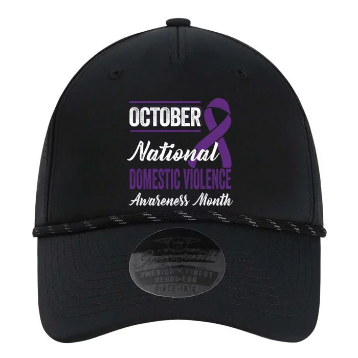 October Purple Ribbon Gift Domestic Violence Awareness Month Gift Performance The Dyno Cap