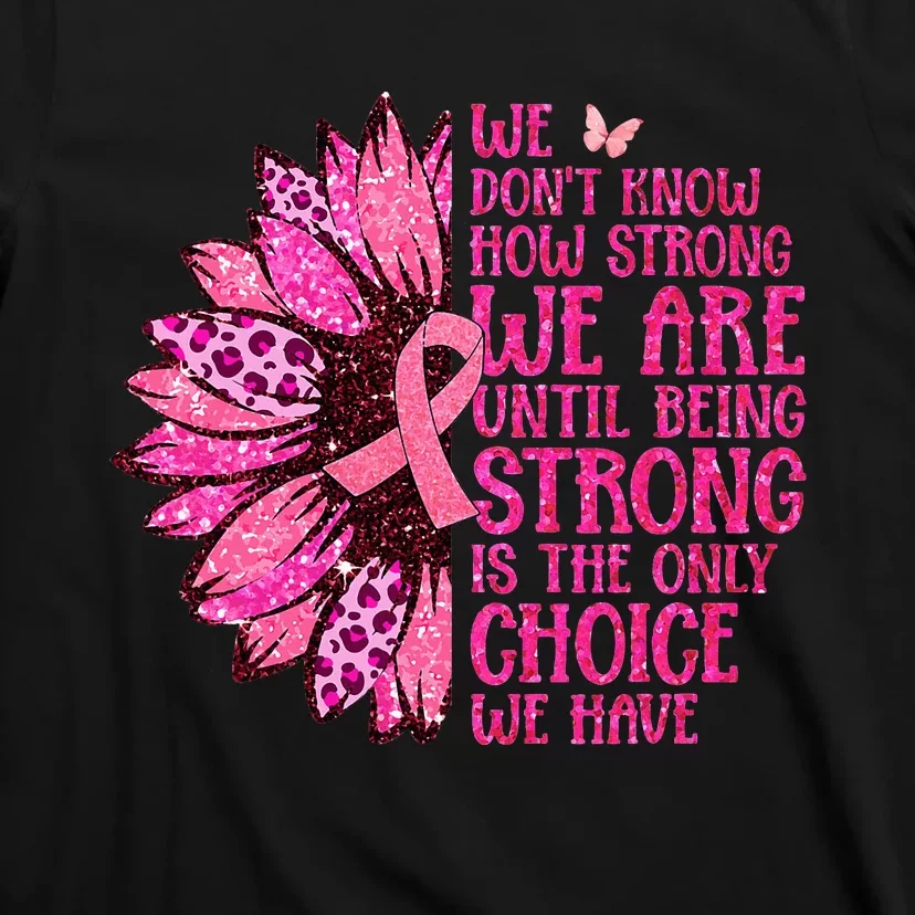 October Pink Ribbon Breast Cancer Awareness T-Shirt