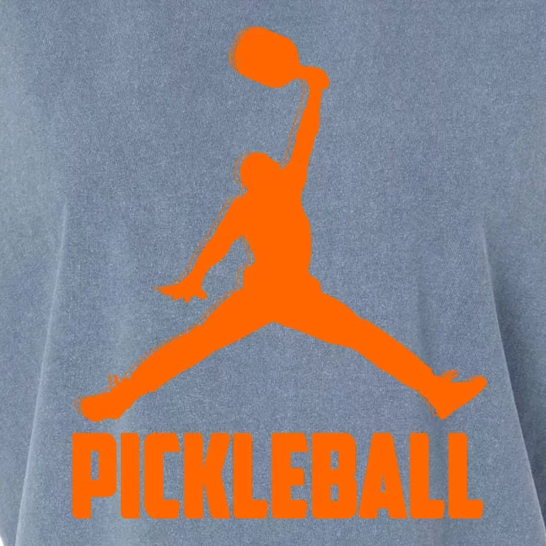 Orange Pickleball Sports Logo Garment-Dyed Women's Muscle Tee