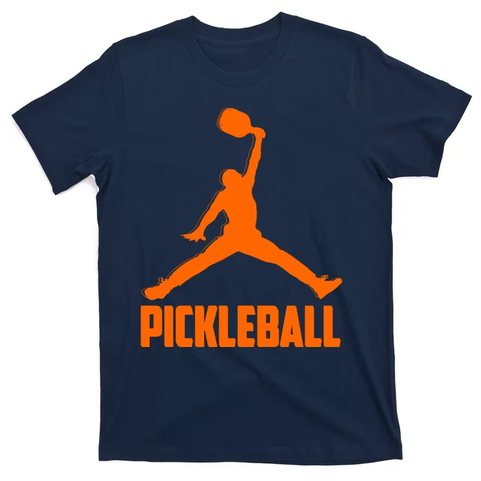 Orange Pickleball Sports Logo T-Shirt