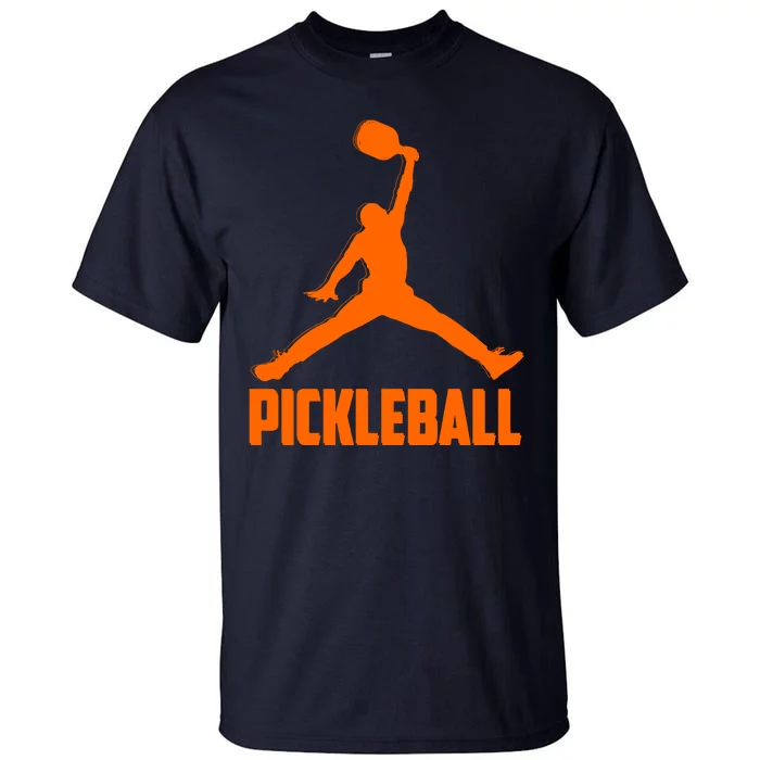 Orange Pickleball Sports Logo Tall T-Shirt