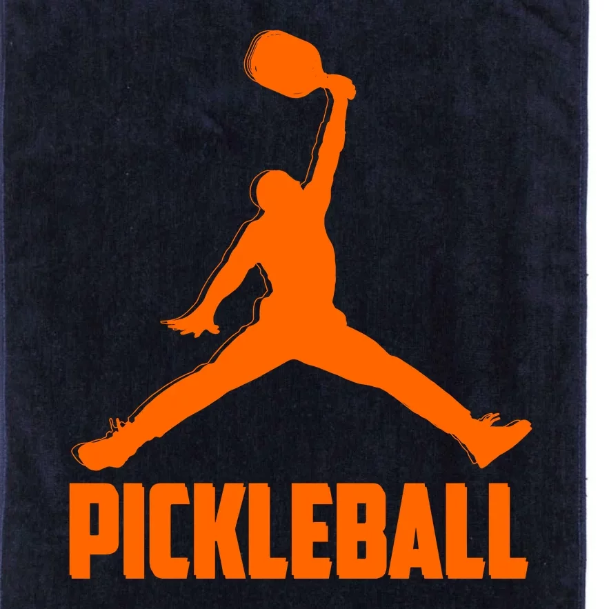 Orange Pickleball Sports Logo Platinum Collection Golf Towel