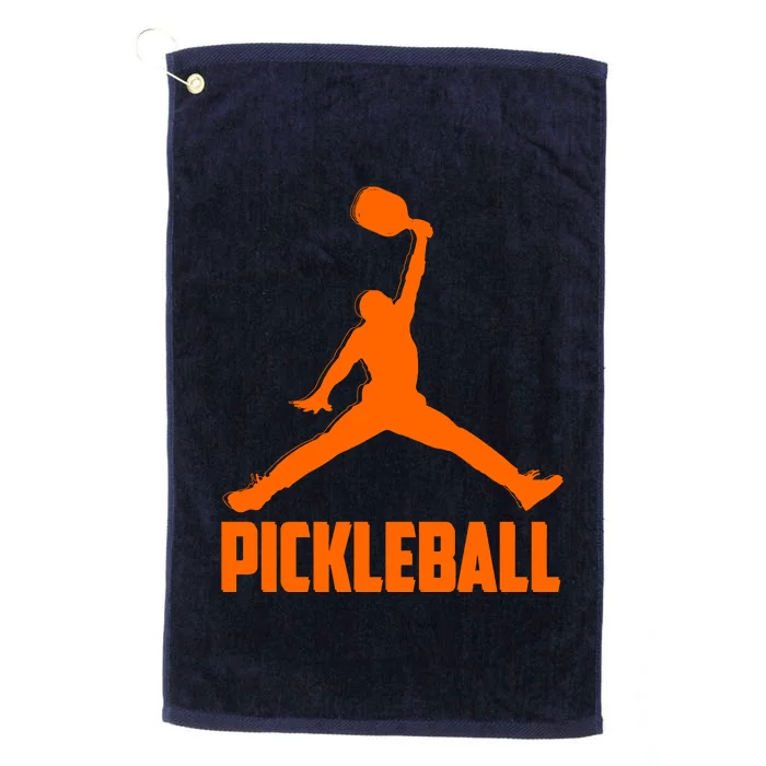 Orange Pickleball Sports Logo Platinum Collection Golf Towel