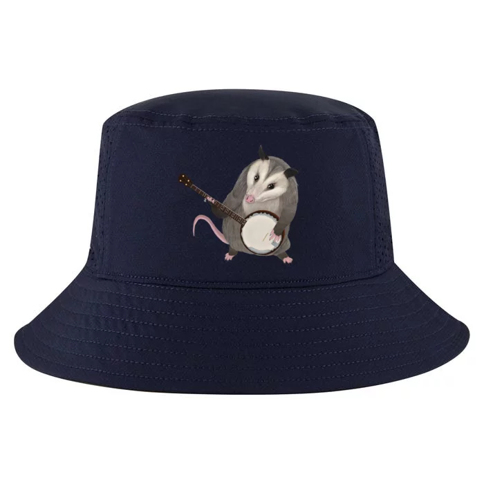 Opossum Playing The Banjo Gift Possum Gift Cool Comfort Performance Bucket Hat