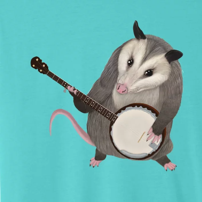 Opossum Playing The Banjo Gift Possum Gift ChromaSoft Performance T-Shirt